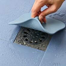 2/1 Reusable Drain Hole Cover, Square Drain Hole Plug With Easy To Grip Handle, Hair Collector, Suitable For Shower Bathtub, Bathroom Sink, Kitchen Laundry Room, Suitable For Standard Size Drain Outlet, Easy To Install And Clean, Soft TPR Material, - Multicolor - View 5