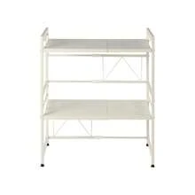 Microwave Shelf,3 Tier Extendable Microwave Oven Rack Shelf With 8 Hanging Hooks Microwave Stand With Storage For Kitchen Counter Organiser 39-65cm Microwave Stand - Default - View 8