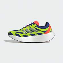 Adidas Spring Summer Mesh Colorblock Athletic Shoes Unisex Thick Sole Running Sports Casual Sneakers JH8090 - Bright Blue/No. 1 Black/green Fluorescent - View 2