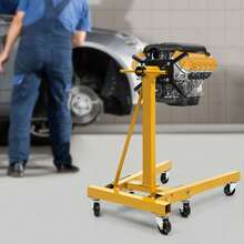 XIANXUS 2000 Lbs Folding Engine Stand Foldable 360° Rotating Engine Holder Heavy Duty - Yellow - View 1