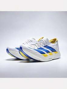 Adidas Unisex ADIZERO ADIOS PRO 4 M Running Shoes Low-Top KI9388 - Blue and White - View 5