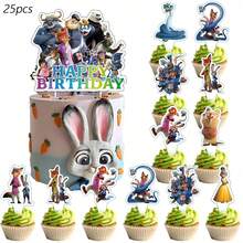DOBBLE 蛋糕裝飾插牌 蛋糕杯子裝飾插牌 2件組 生日裝飾 主題派對用品 生日 - 查看 2