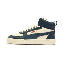 Puma 春秋款中性運動休閒鞋，經典中筒復古滑板鞋 40193901 - 午夜藍-紅色 - 查看 2