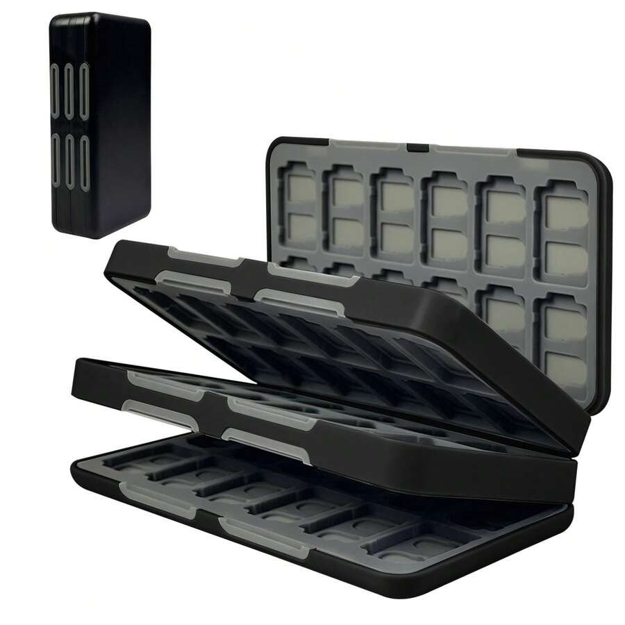ONETIAOLONG 72 Game Card Slots And 144 Micro SD Card Slots Storage Box, Compatible With Switch, Switch Lite/OLED/NS - View 1