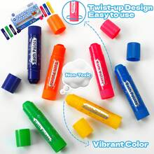 Baff Paints Activity Set,10 Washable Bath Paint Sticks,Colouring For All Surface With Vivid Colors Water Proof,Vibrant Colors,Easy Clean,Fast Dry Action,Can Be Used On Bathroom Tiles, Floors, Glass, Ceramics And Other Surfaces - Sets - View 9