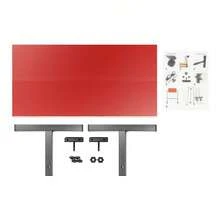 Table Tennis Rebounder Desktop Type Suitable Table Tennis Sport - Red and Black - View 2