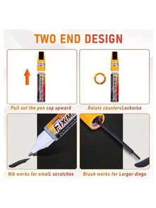 rayhong Car Touch Up Paint Pen, Car Scratch Repair Cover Liquid, Paint Scratch Repair Agent, Suitable For Cars Of All Colors, Essential Car Maintenance Tool, Auto Parts, Beginner Driver Must-Have Tool Kit, No More Worries About Car Scratches And Stains, Essential Car Maintenance Tool, Professional Touch Up Paint Pen, Suitable For Cars, Motorcycles And Electric Vehicles - Multicolor - View 9