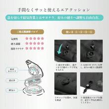 【2026アップグレード・ポンプ内蔵・7cm 厚手】エアクッション 携帯座布団 息吹き不要 5秒高速収納 耐荷重150kg 超軽量 独自のエアセル技術 連結可能 70Dナイロン 防水 お尻クッション レジャーシート 飛行機・新幹線・オフィス・アウトドア・キャンプ・スポーツ観戦 収納袋付き (グリーン) - グリーン - チェックする 8