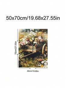 1pc Vintage Farmhouse Church Canvas Print, Rustic Wildflowers Meadow Wall Decor, Ideal Gift,Suitable For Bedroom,Living Room,Office, Kitchen,Wall Arts,Wall Decor,Home Decor,Room Decor,Canvas Wall Art,Posters, Wall Art With Frame, Optional Frame ﻿ - 1PCS - View 19
