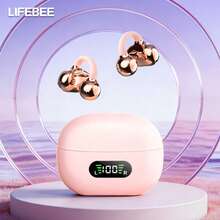 LIFEBEE Wireless Clip-On Earbuds, Wireless Open-Ear Hook Headphones, Built-In Microphone, Touch Control, Noise Canceling, Sports Open-Ear Earphones, Suitable For Fitness And Exercise - View 1