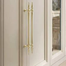 1pc Door Handle, Small French Luxury Cabinet Door Handle, Gold Drawer Handle, Vintage Wardrobe Door Pull, Wardrobe Door Pull, Shoe Cabinet Door Handle, Perfect For Home Decor, Wardrobe, Shoe Cabinet, Vintage Door Handle, Hardware Accessories - G - View 10