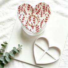 Geometric & Heart Cloud Polymer Clay Molds, Large Soft Clay Molds, Suitable For DIY Jewelry Trays, Accessory Dishes And Home Decor - Geometry - View 5