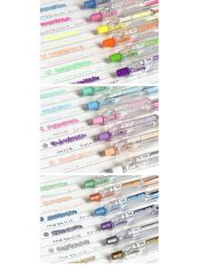 1/3/6/12/18 buah Pulpen Gel 0,5 mm - Halus, mekanisme tarik yang nyaman, dan ujung pena yang lembut sehingga menghasilkan tulisan yang sempurna. Sangat cocok untuk mencatat di kelas atau rapat, membuat jurnal, mencoret-coret, membuat sketsa, dan kaligrafi. Juga sempurna untuk keperluan sekolah dan belanja perlengkapan sekolah. - A - View 19