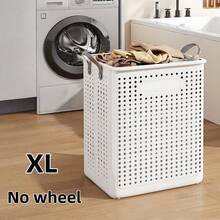 Foldable Laundry Basket - Solid Color Design, Multifunctional Portable Laundry Basket, Suitable For Bathroom And Balcony Storage, Laundry Bags, Laundry Room Accessories, Clothes Storage Cart - Multicolor - View 20