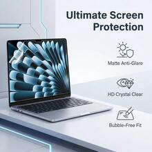 5 Packs Anti Glare Screen Protector Compatible With For Macbook Air 13.6/13'' (2022-2026, M2/M3/M4/M5) | Matte Anti Glare Film | Anti Scratch Protector | For 13 Inch - View 4