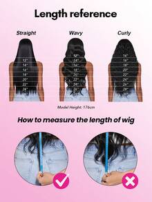 ISEE HAIR 捲翹捲髮無膠假髮 真人髮 7x5 HD 預漂白蕾絲假髮 180% 密度 8-30 英吋 預剪蕾絲 預拔髮際線 自然色 真人髮 女性日常使用 - SNatural - 查看 10