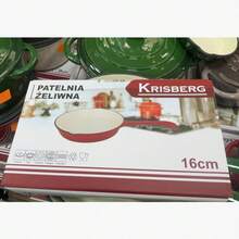 Round Cast Iron Skillet Pan, Kitchen Cooking Pan, Random Colour - View 5
