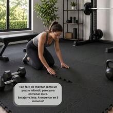 JOWY Fitness Floor Mat - Black - View 9