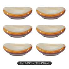 6 buah Alas Sumpit Keramik, Bentuk Oval, Gaya Vintage Jepang, Dapat Digunakan Sebagai Alas Pisau, Garpu, Sendok, Cocok Untuk Dapur Rumah, Hotel, Restoran, dan Tempat Makan Lainnya - View 18