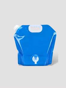 Large Capacity Transparent Foldable Water Bag With Reinforced Handle And Spigot, Portable, PE Material, Suitable For Camping, Hiking, Emergency Water Storage, Cycling And Travel - Multicolor - View 14