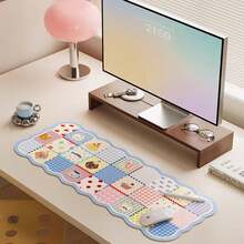 Sweetheart Puzzle Cute Girl Workstation Computer Desk Mat, Highly Attractive Student Desktop Wallpaper Extra Large Mouse Pad, Graduation Season Back To School Gift - Rectangle - View 3