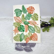 Cetakan Pemotong dan Embossing Scrapbook, Cetakan Pemotong Daun Embossing, Kerajinan Kertas Scrapbook, Dekorasi Kartu Ucapan, Kerajinan Tangan, Templat Pelubang - Satu ukuran cocok untuk semua. - View 5