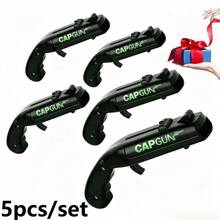 強力版/5入創意槍型開瓶器,可射出啤酒瓶蓋,趣味搞怪派對小工具,酒吧居家世界盃禮物 - 黑色 - 查看 12