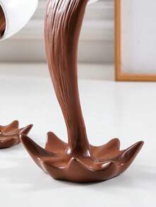 1 pieza, adorno de taza de café flotante 3D, adorno decorativo de taza de café de resina creativa con efecto antigravedad, adecuado para decoración del hogar, cafetería y accesorios de fotografía creativa - Multicolor - Ver 4