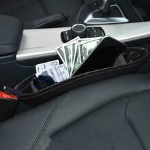 Car Seat Gap Storage Box, Car Seat Gap Filler, PU Full Leather Car Seat Gap Storage Box, Universal Fit, Can Be Placed Between Car Seats, Used To Store Phone, Keys, Cards, Pens And Other Items, Halloween, Christmas - Multicolor - View 5