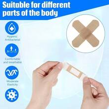20/60pcs High Elastic Breathable Finger Patches,For Family, Outdoor, Office Essential - Multicolor - View 3