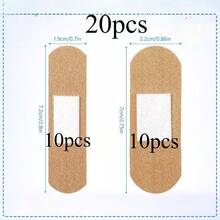 20/60pcs High Elastic Breathable Finger Patches,For Family, Outdoor, Office Essential - Multicolor - View 8