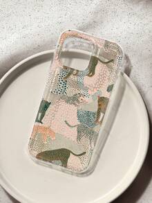 Funda transparente con estampado de leopardo y bloques de color retro compatible con Apple 13/15/Apple 16/Apple 17pro/Apple 17/14/Apple 17/15pro/15 Plus/15 Promax/7plus/8plus/X/Xs Max/Xr/11pro/12pro/Apple 13pro/14pro/12mini/Apple 13mini/11promax/12promax/Apple 13promax/14promax/14plus/Apple 17pro Max/Apple 17Air/6/6s Plus/7/8/Apple 16Pro/Apple 16plus/Apple 16promax/Se2/Apple 17promax y compatible con Samsung Galaxy/A54/A14/A12/AApple 13/A15/A32/A33/A24/A52S/S20/S21/S22/S23/S24/S23Plus/S24ultra/S25/A15/A33/A23/A07 - transparente - Ver 1