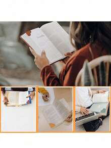1pc/4pcs/8pcs/12pcs Set, Leather Heart-Shaped Bookmarks, Reading Enthusiast Book Accessories, Women's Bookmarks, Book Lover Bookmarks, Suitable As Gifts For Women And Book Lovers, Cute Handmade Reading Gift Accessories, Back To School Season - Multiple Styles - View 5
