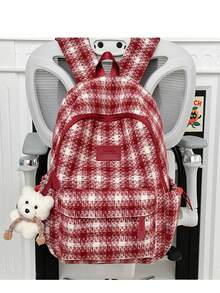 LECEY Mochila casual versátil de gran capacidad - Rojo - Ver 2