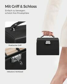 SONGMICS Jewelry Boxes - 黑色 - 查看 5
