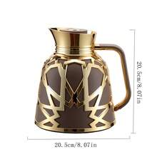 雙層真空保溫瓶 1000ml 保溫咖啡壺 茶水咖啡分裝壺 咖啡保溫壺 熱水壺 - 彩色 - 查看 2