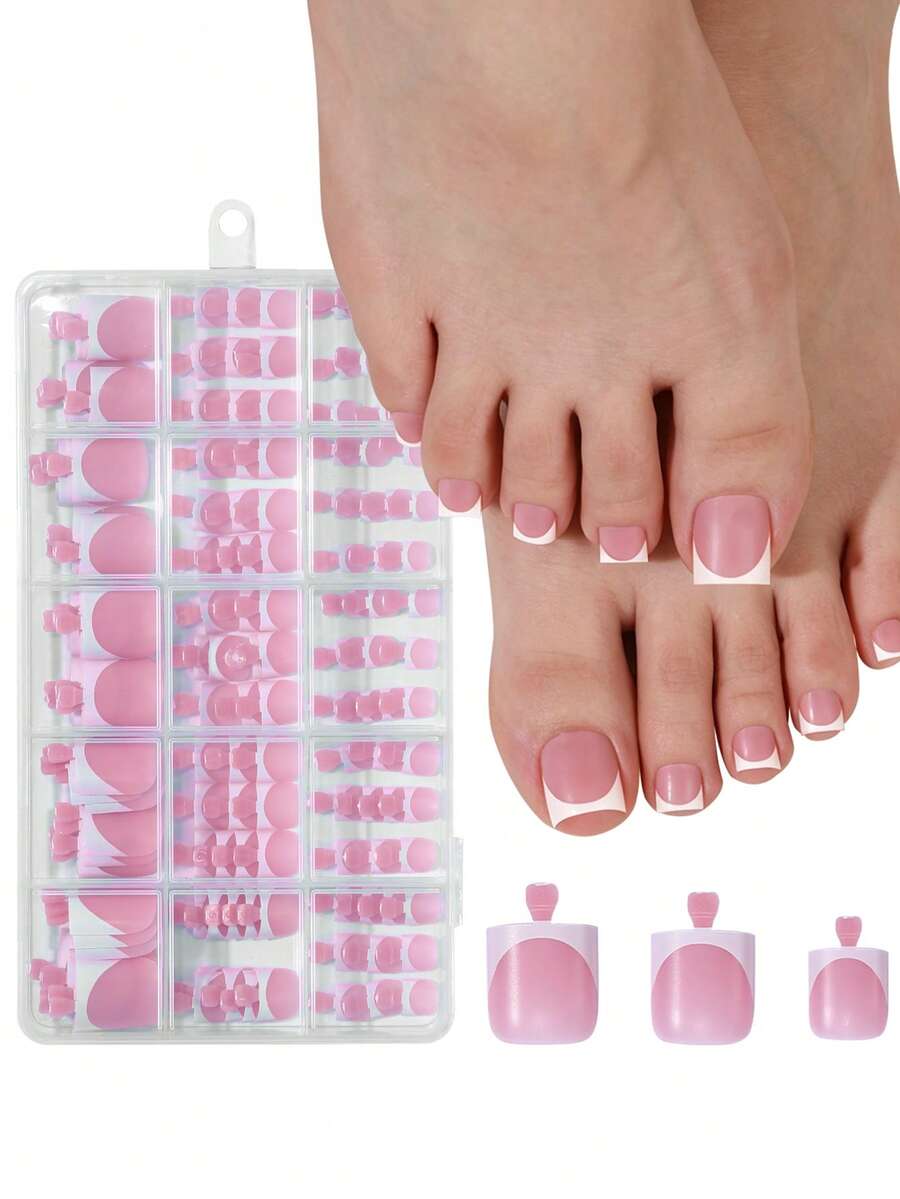 150 Stücke French Tip weiße minimalistische elegante vielseitige Nagelkunst Aufkleber Kunstnägel Set, Sommer Nagelspitzen um Ihre Fingerspitzen zum Strahlen und attraktiv zu machen, perfekt für den täglichen Gebrauch und Partyanlässe von Frauen, ideales Geschenk als Accessoire für Frauen - Verschiedenfarbig - Übersicht 1