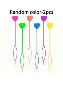 2/6/10pcs Beaded Hair Styling Tool - Quick And Easy Ponytail Maker, Can String Various Beads, Suitable For Braiding, No Power Required - Perfect For DIY Jewelry Making, Hair Accessories - Multicolor - View 7