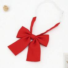 Women's Classic Solid Color Knotless Tie, JK Style Teamwork Neckwear, Girls Student Cute Bow Tie, Preppy Style Teenager Necktie - Multicolor - View 15
