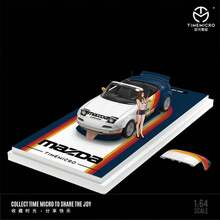 TIMEMICRO 1:64 TM MX5 敞篷開篷翻轉大燈合金車模收藏品 - 彩色 - 查看 1