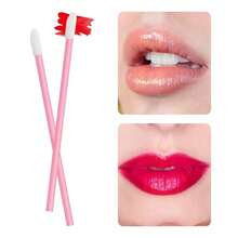 Disposable Lip Brush Wands - Lint-Free Lip Gloss And Lipstick Applicator For Makeup, 50/100/200/400/600/800/1000 Count - Pink - View 6