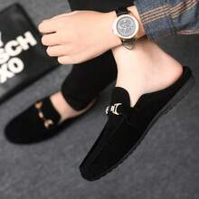 Men's Fashion Soft Sole Slippers, Men's Casual Shoes, Soft Sole Support Shoes, Sports Shoes - Black - View 7