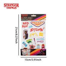 Netflix 1Set Stranger Things Officially Licensed Stickers Set Decals Scrapbook DIY Cute Stickers For Laptop Water Bottle Luggage Christmas Birthday Gift For Fans Friends Family - Multicolor - View 5