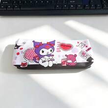 SANRIO 1件裝時尚三麗鷗主題鉛筆盒（可選 Kuromi、My Melody 或 Cinnamoroll），防水 PU 卡通文具收納盒，大容量收納整理盒，適合節日派對禮物 - 多色 - 查看 13