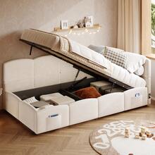 Upholstered,Sofa,Bed - Beige - View 4