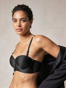 Veilyse 2pcs Wireless, Seamless, Push Up, Backless Bra, Lingerie For Summer - Multicolor - View 9