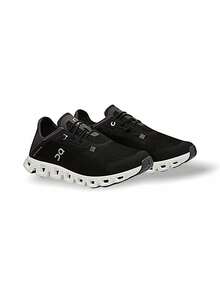 On Running Cloud 5 Coast Women Sneakers Lightweight Breathable Good ElasticityLogo Solid Easy To Wash Sports Outdoor Running Black Shadow Grey - Black/grey - View 2