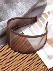 2/1PC Wide Edge Mesh Headband For Adult Women, Anti Slip Korean Version, Breathable High Skull Top Headband, Hair Accessories To Cover White Hair With - Multicolor - View 8