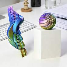 1件 3D列印可變形龍鱗紓壓蛋，可扭轉旋轉扭動的龍玩具，創意手指紓壓桌面玩具，節日禮物與派對，隨機顏色 - 扭扭球 - 查看 6