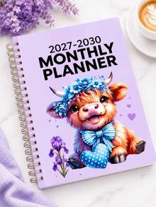 1本 2026-2030 女性月計畫筆記本，A5 60個月月週日計畫日曆手帳 2027，適用教師、學生與居家使用，返校用品、辦公桌配件、居家必需品 - A5 - 查看 3